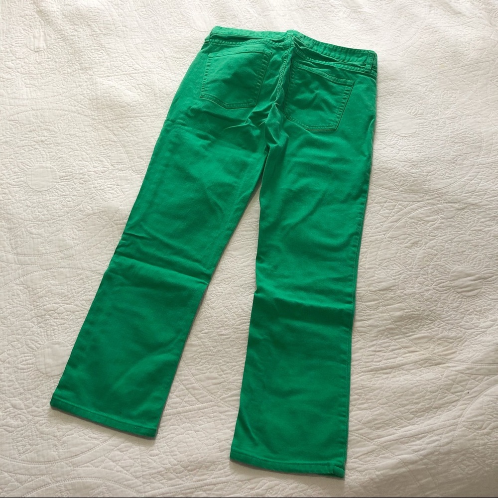 JCrew Bright Green Size 29 Matchstick Jeans Pants - Picture 4 of 9